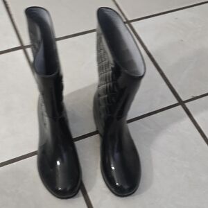 Black Knee-High Boots